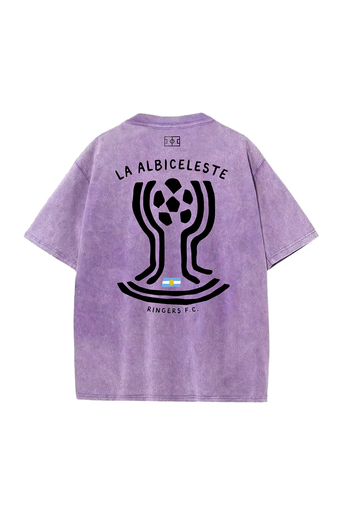Argentina Cup Vintage Wash Tee - Purple