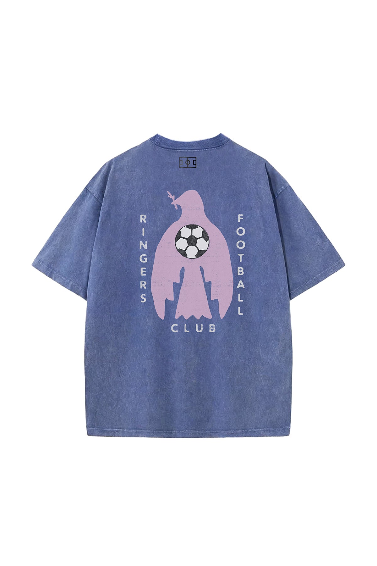 Peace Bird Vintage Wash Tee - Blue