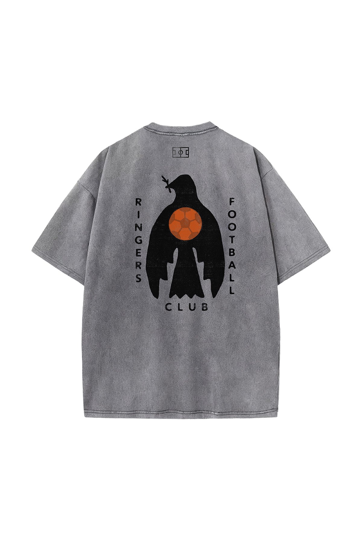Peace Bird Vintage Wash Tee - Gray