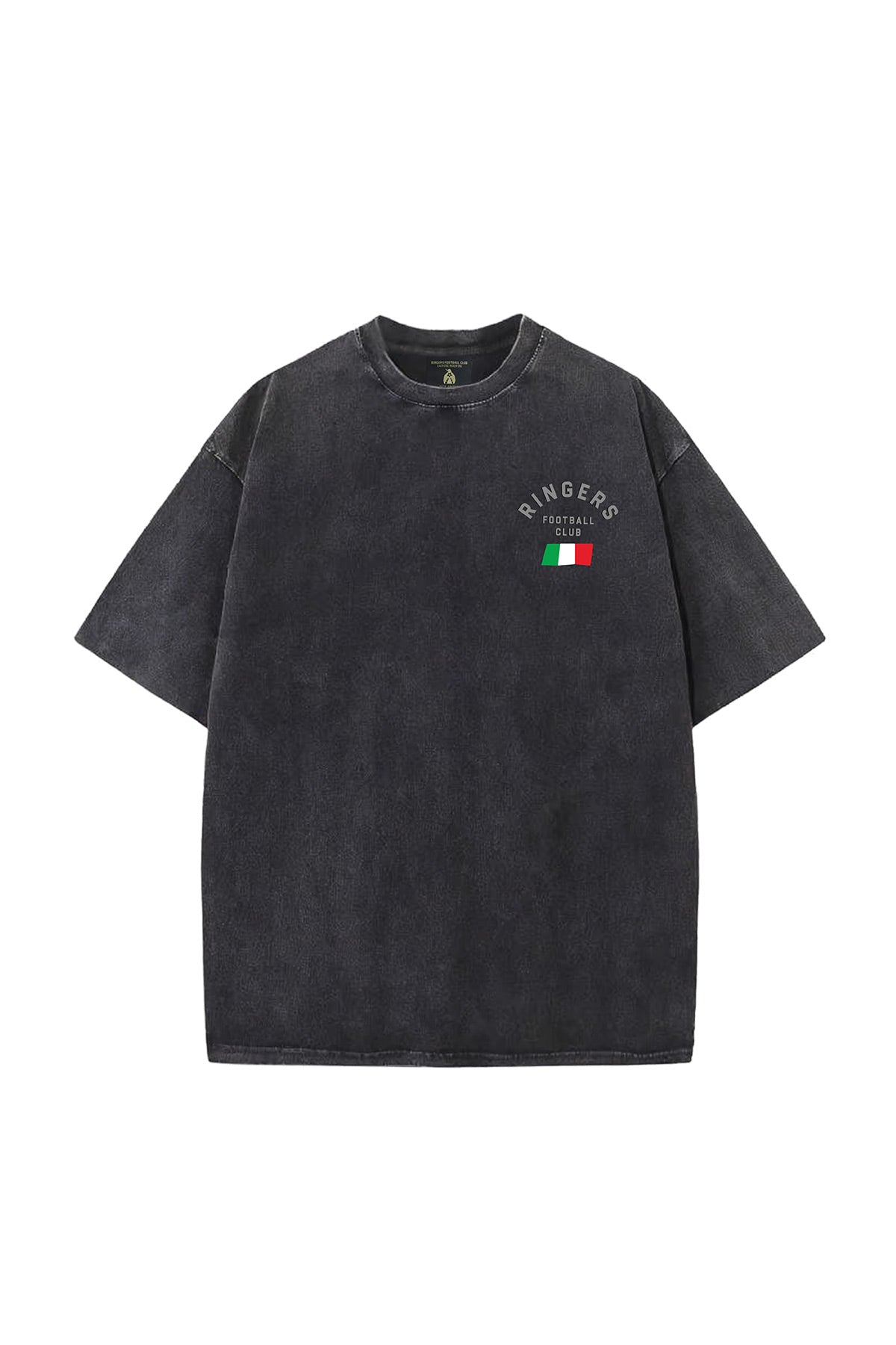 Italy Cup Vintage Wash Tee - Black