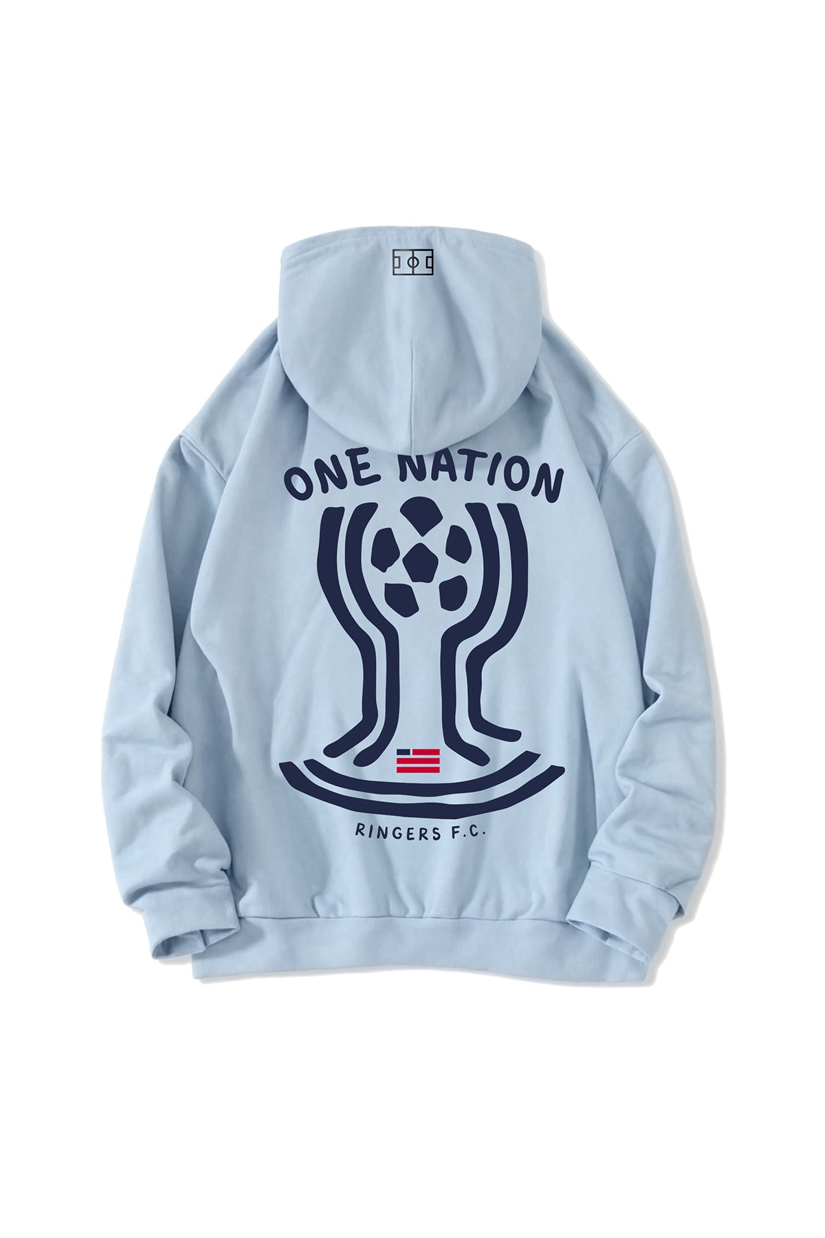 USA Cup Softech Hoodie - Sky