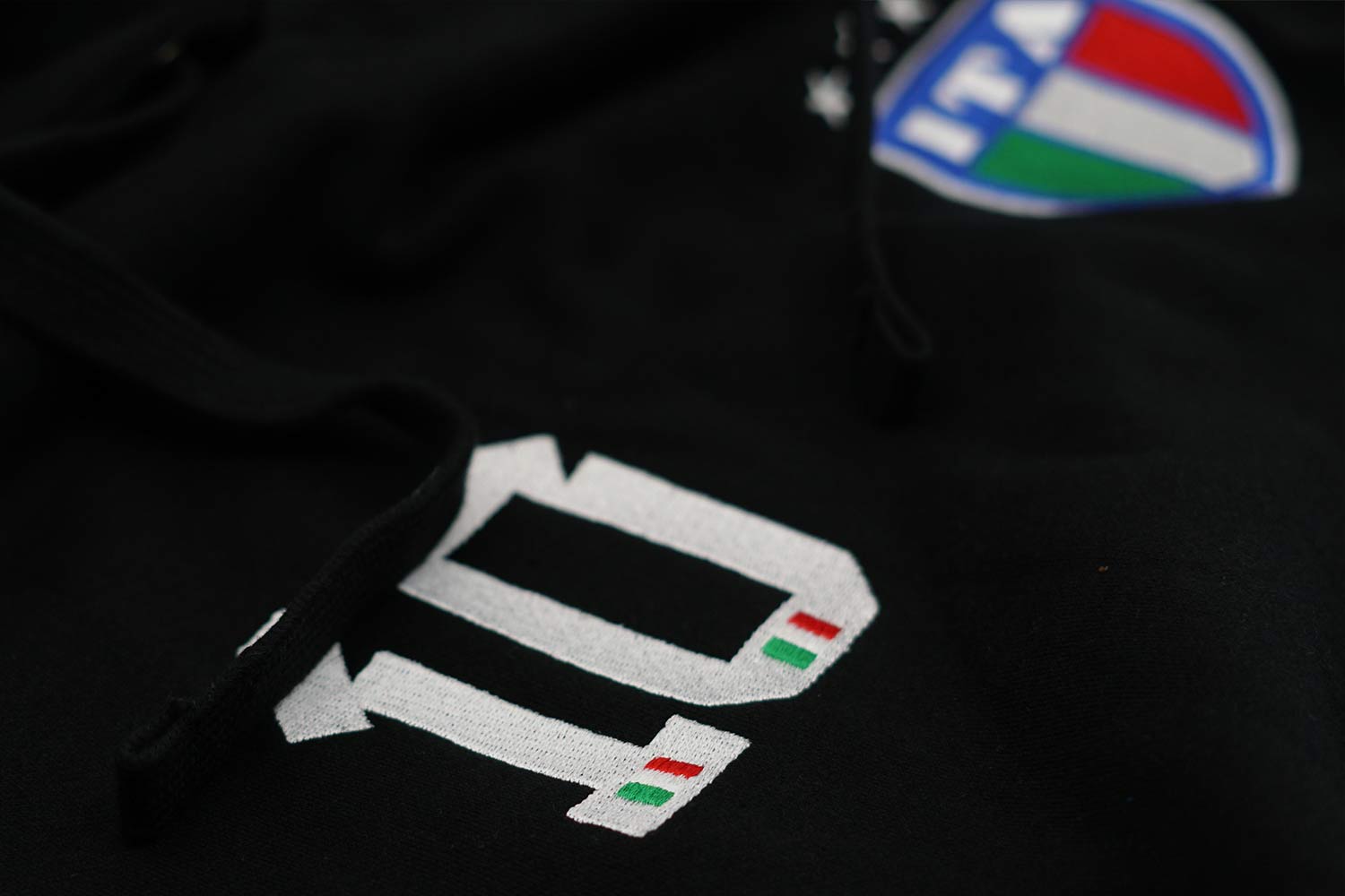 Italia Hoodie - Black