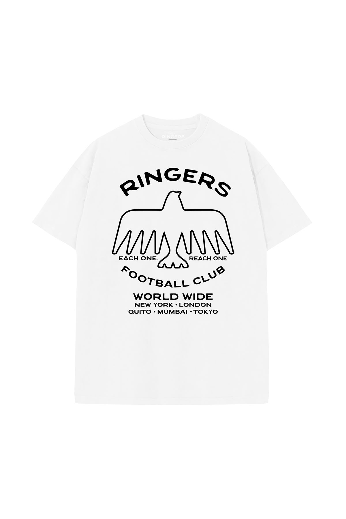 Unisex Graphic Tee - Nazca Bird on White