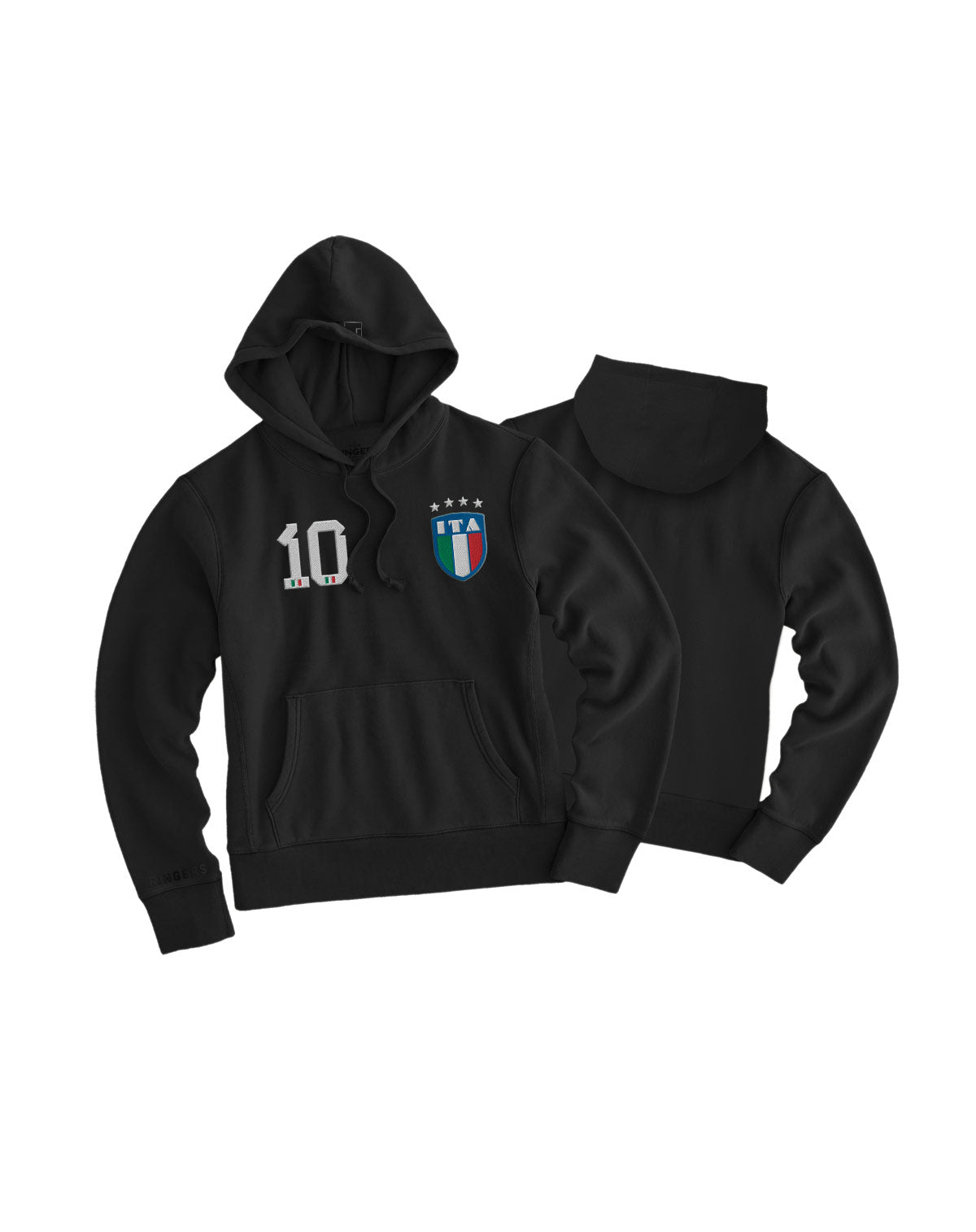Italia Hoodie - Black