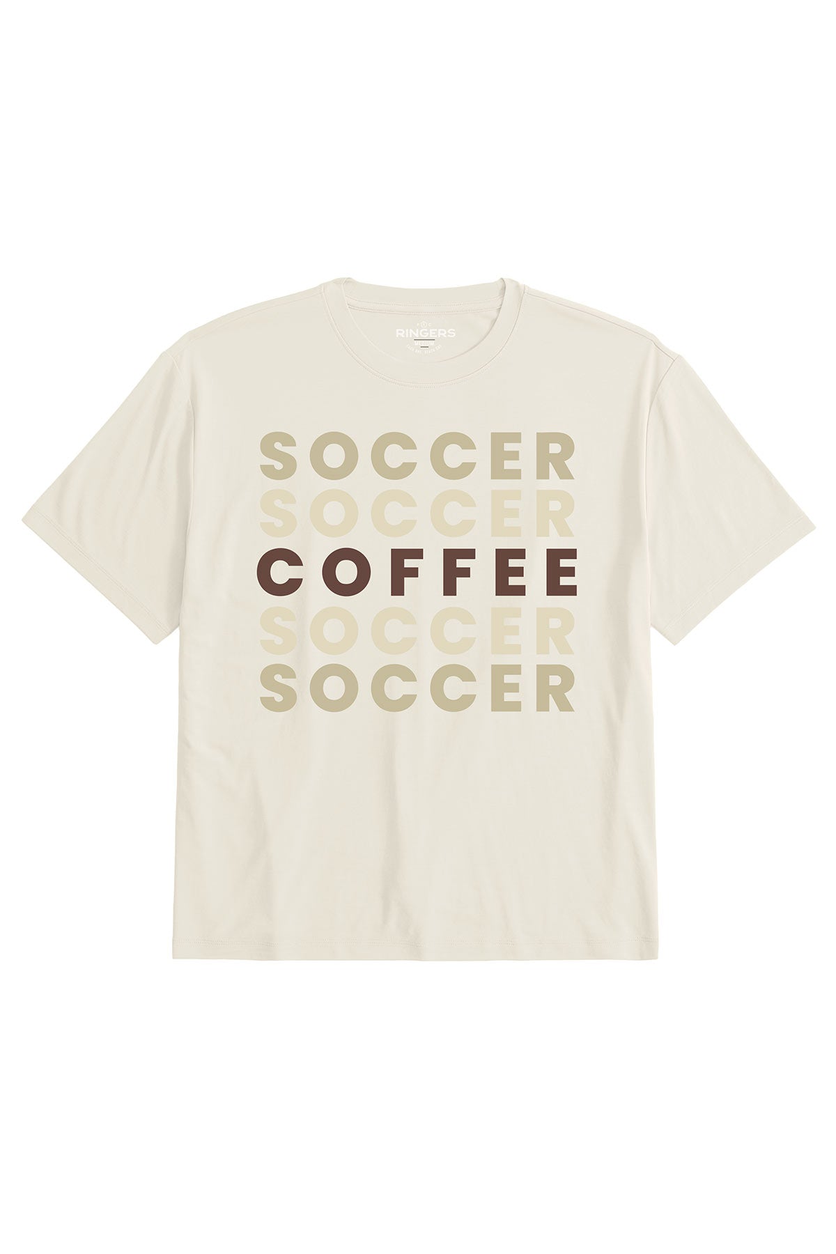 Women's Graphic Soft Tee - Coffee on Cream