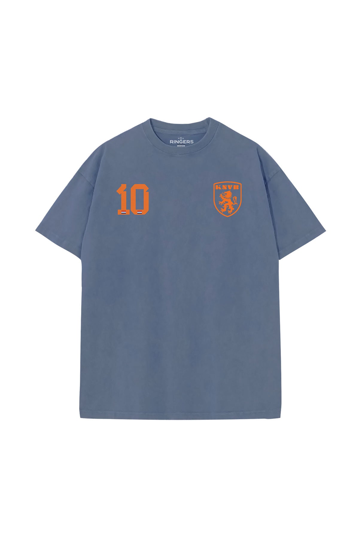 International Badge Tee - Netherlands on Blue