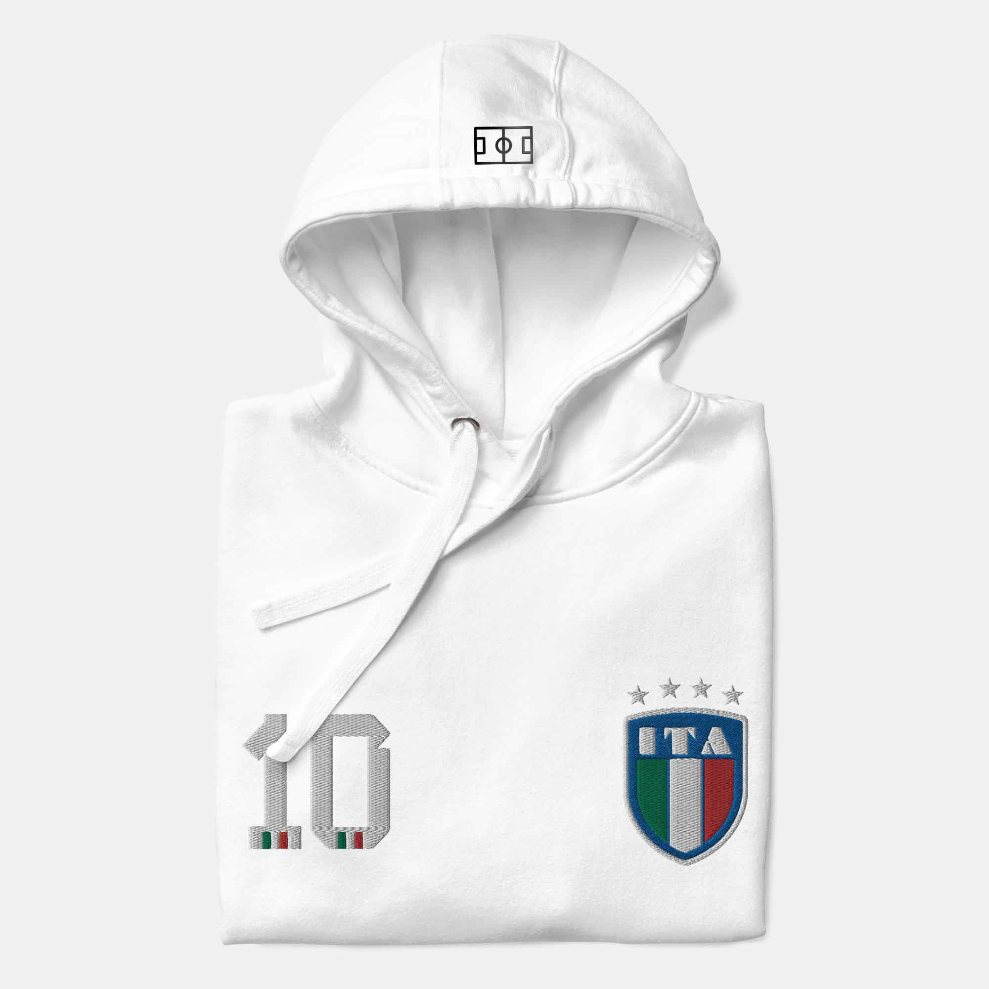 Italia Hoodie - White