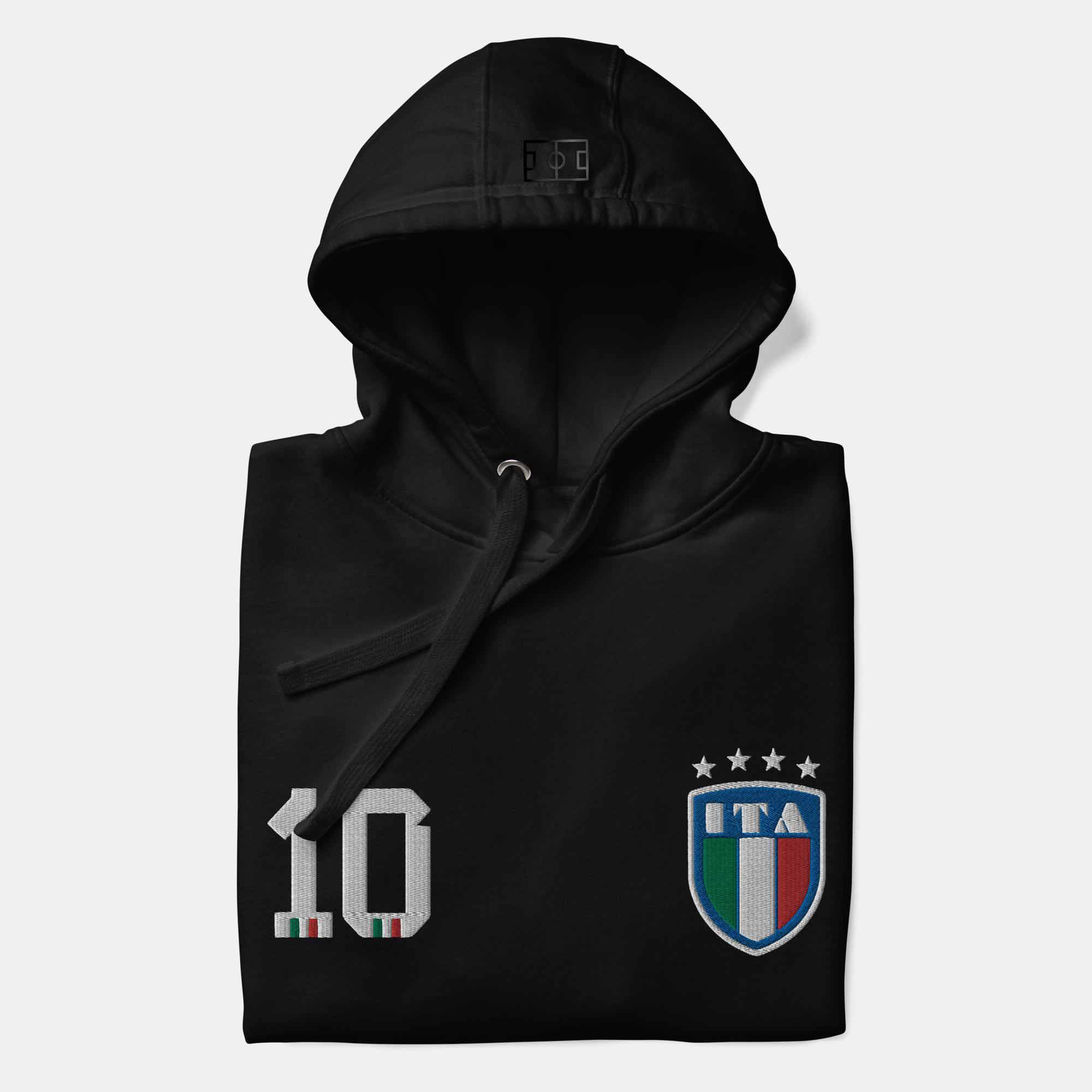 Italia Hoodie - Black
