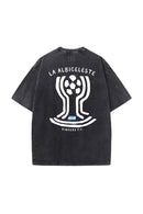Argentina Cup Vintage Wash Tee - Black
