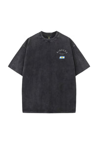 Argentina Cup Vintage Wash Tee - Black