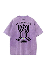 Argentina Cup Vintage Wash Tee - Purple
