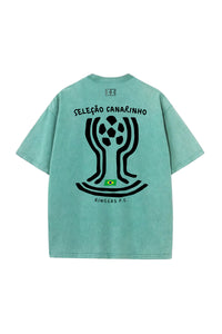 Brazil Cup Vintage Wash Tee - Teal