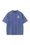 Peace Bird Vintage Wash Tee - Blue