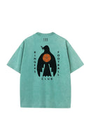 Peace Bird Vintage Wash Tee - Teal