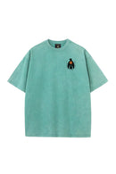 Peace Bird Vintage Wash Tee - Teal