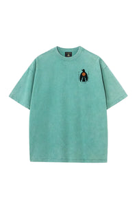 Peace Bird Vintage Wash Tee - Teal