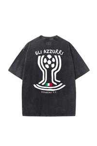 Italy Cup Vintage Wash Tee - Black