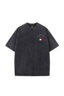 Italy Cup Vintage Wash Tee - Black