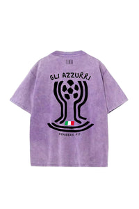 Italy Cup Vintage Wash Tee - Purple