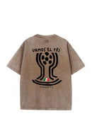 Mexico Cup Vintage Wash Tee - Brown