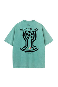 Mexico Cup Vintage Wash Tee - Teal