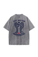 USA Cup Vintage Wash Tee - Gray