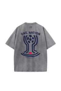 USA Cup Vintage Wash Tee - Gray