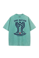 USA Cup Vintage Wash Tee - Teal