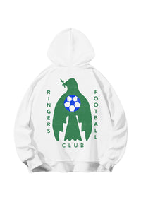 Youth Peace Bird Hoodie - White
