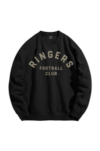 Women's Graphic Crew - Brown Arch on Black