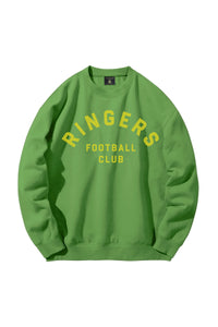 Women's Graphic Crew - Yellow Arch on Green