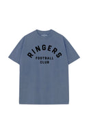 Unisex Graphic Tee - Black Arch on Blue