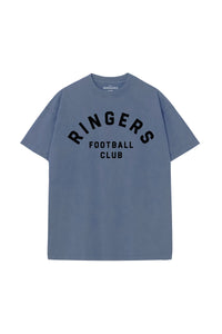 Unisex Graphic Tee - Black Arch on Blue