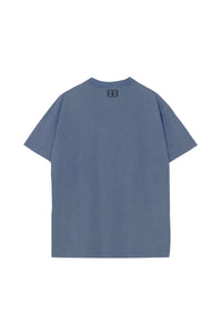 Unisex Graphic Tee - Brown Arch on Blue