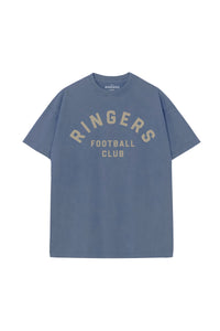 Unisex Graphic Tee - Brown Arch on Blue