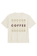 Women's Graphic Soft Tee - Coffee on Cream