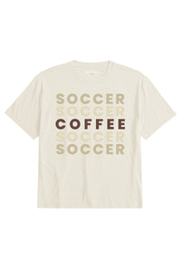 Women's Graphic Soft Tee - Coffee on Cream