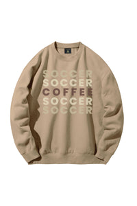 Women's Graphic Crew - Coffee on Brown