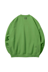 Women's Graphic Crew - Coffee on Green