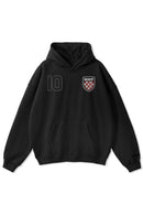 World Stitched Softech™ Hoodie - Croatia on Black
