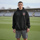 World Stitched Softech™ Hoodie - Croatia on Black