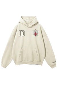 World Stitched Softech™ Hoodie - England on Cream