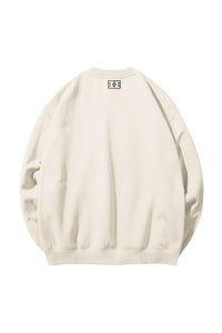 Women's Graphic Crew - Football on White