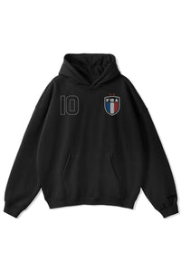 World Stitched Softech™ Hoodie - France on Black