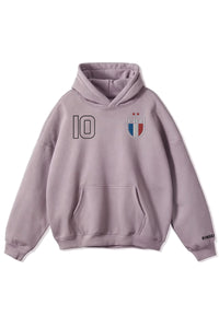 World Stitched Softech™ Hoodie - France on Purple