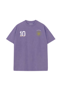 International Badge Tee - Germany on Purple