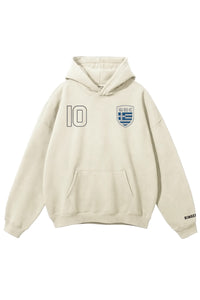 World Stitched Softech™ Hoodie - Greece on Cream