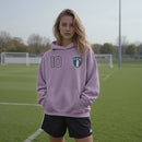 World Stitched Softech™ Hoodie - Italy on Purple