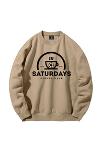 Women's Graphic Crew - Saturdays on Brown