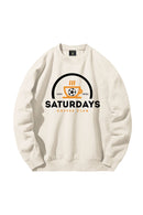 Women's Graphic Crew - Saturdays on Cream